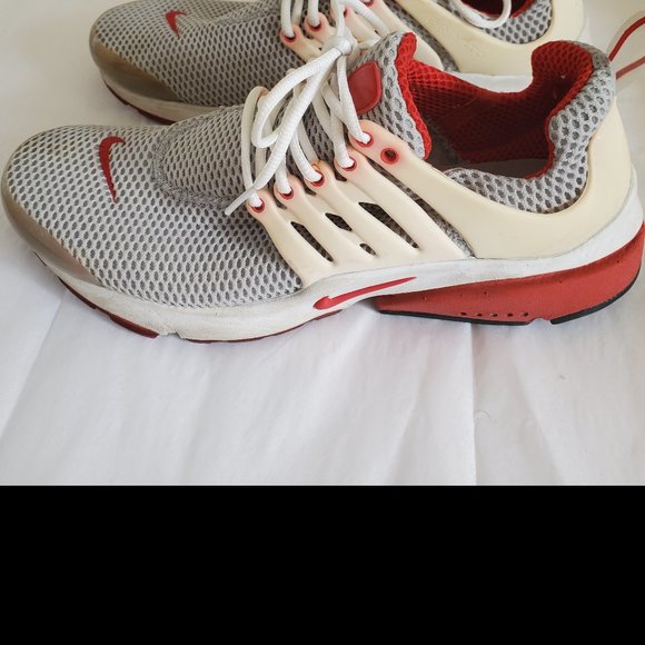 Nike Air BRS 1000 Men's grey and red  Lace Up Athletic Sneakers - Picture 6 of 6